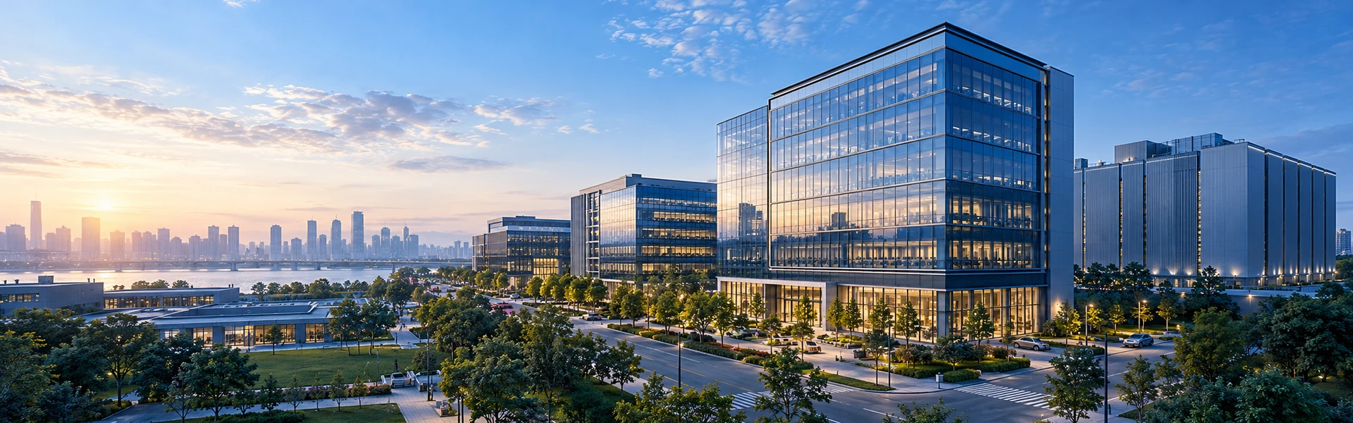 Modern enterprise business campus